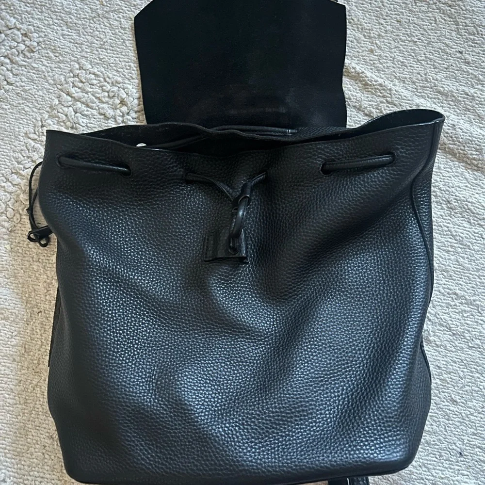Rebecca Minkoff Black Leather Backpack - Picture 3 of 5